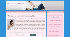 Desktop Screenshot of maternityinsuranceplan.com