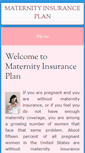 Mobile Screenshot of maternityinsuranceplan.com